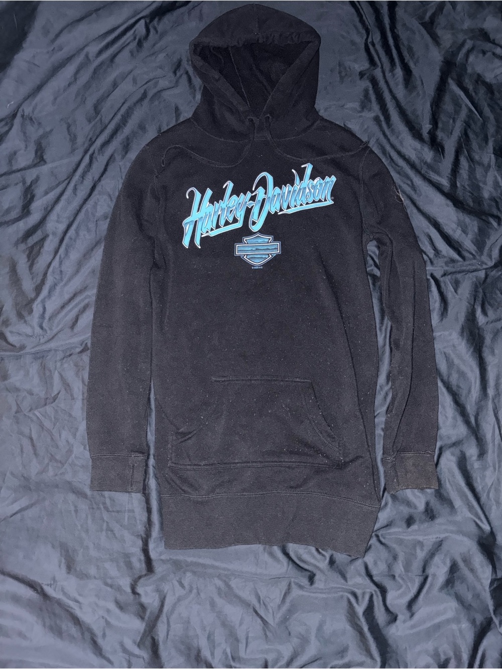 ⚡️ Y2K Cyber Grunge Harley-Davidson Hoodie ⚡️